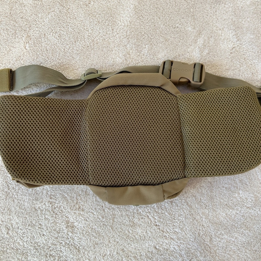 Condor‎ Tactical Fanny Bag Hook Loop Adjustable Waist Pack Brown/Tan EUC - Picture 3 of 6